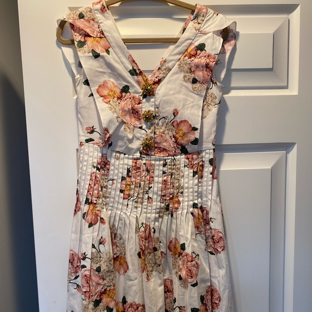 Custom floral dress